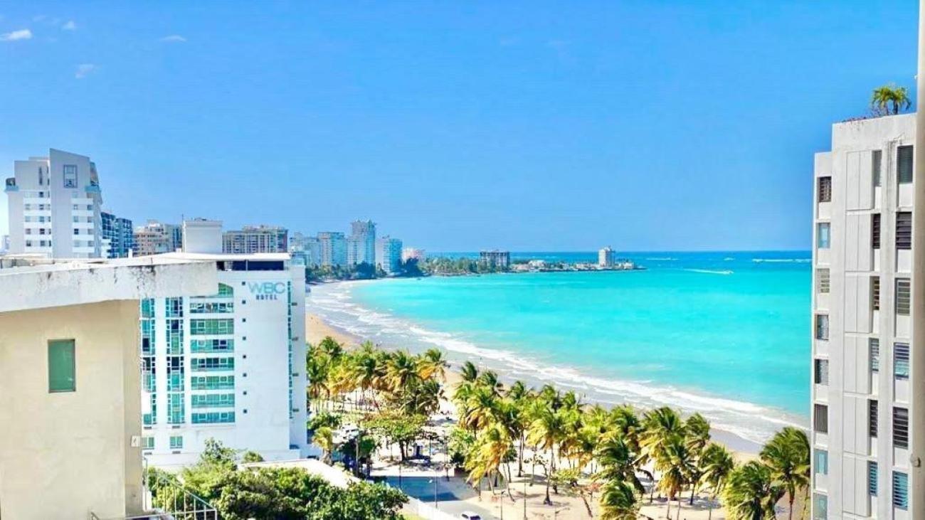 Kasa Seaview At Coral - For 2 Balcony Beachfront Building Pool Apartamento San Juan